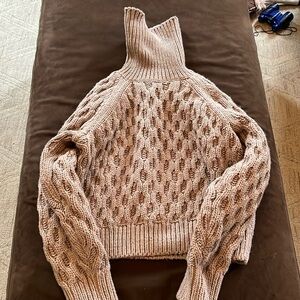 NWT H&M taupe turtleneck sweater, medium